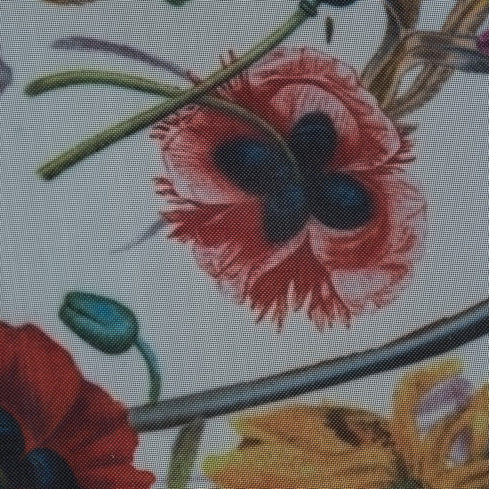 Multicolor Floral Digitally Printed Organdy