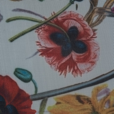 Multicolor Floral Digitally Printed Organdy