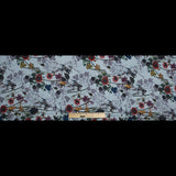 Multicolor Floral Digitally Printed Organdy