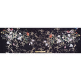 Floral Digitally Printed Butterfly Jacquard with Gold Metallic Embroidery