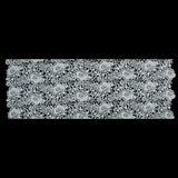 Embroidered Guipure Lace - White Floral