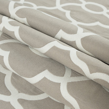 Stone and Off-White Classically Woven Twill