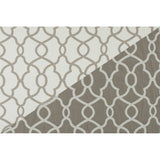 Stone and Off-White Classically Woven Twill