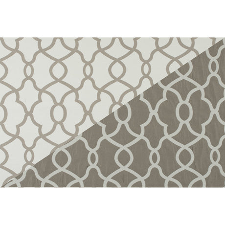 Stone and Off-White Classically Woven Twill