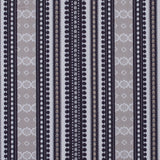 Onyx Tribal Striped Cotton Woven