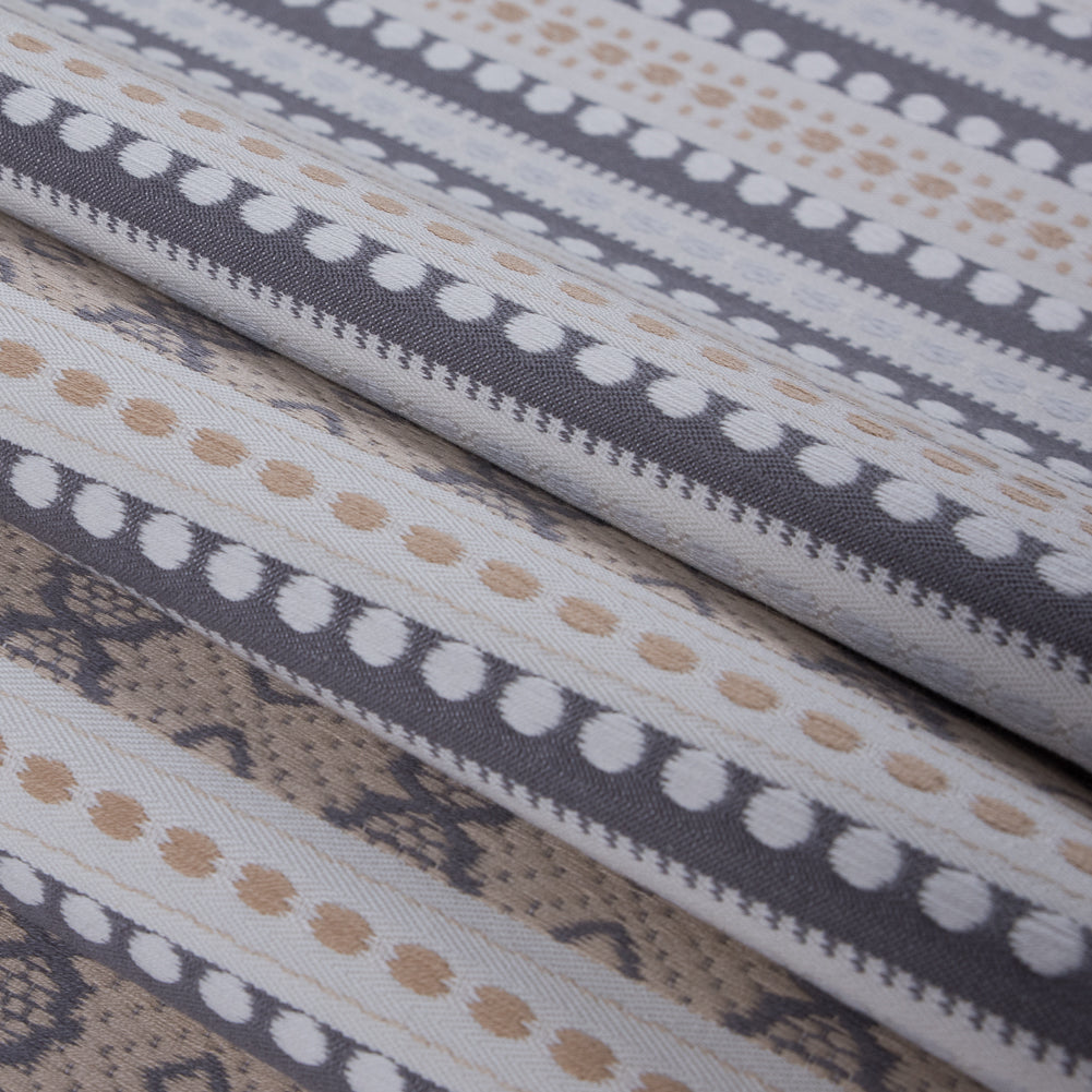 Dusk Tribal Striped Cotton Woven