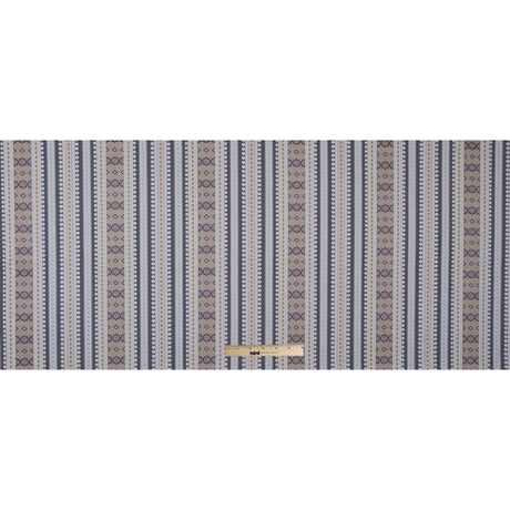 Dusk Tribal Striped Cotton Woven