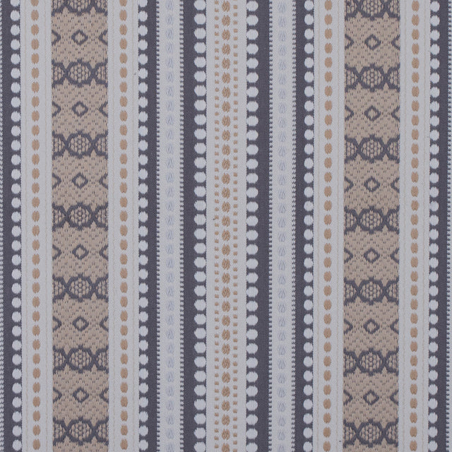 Dusk Tribal Striped Cotton Woven