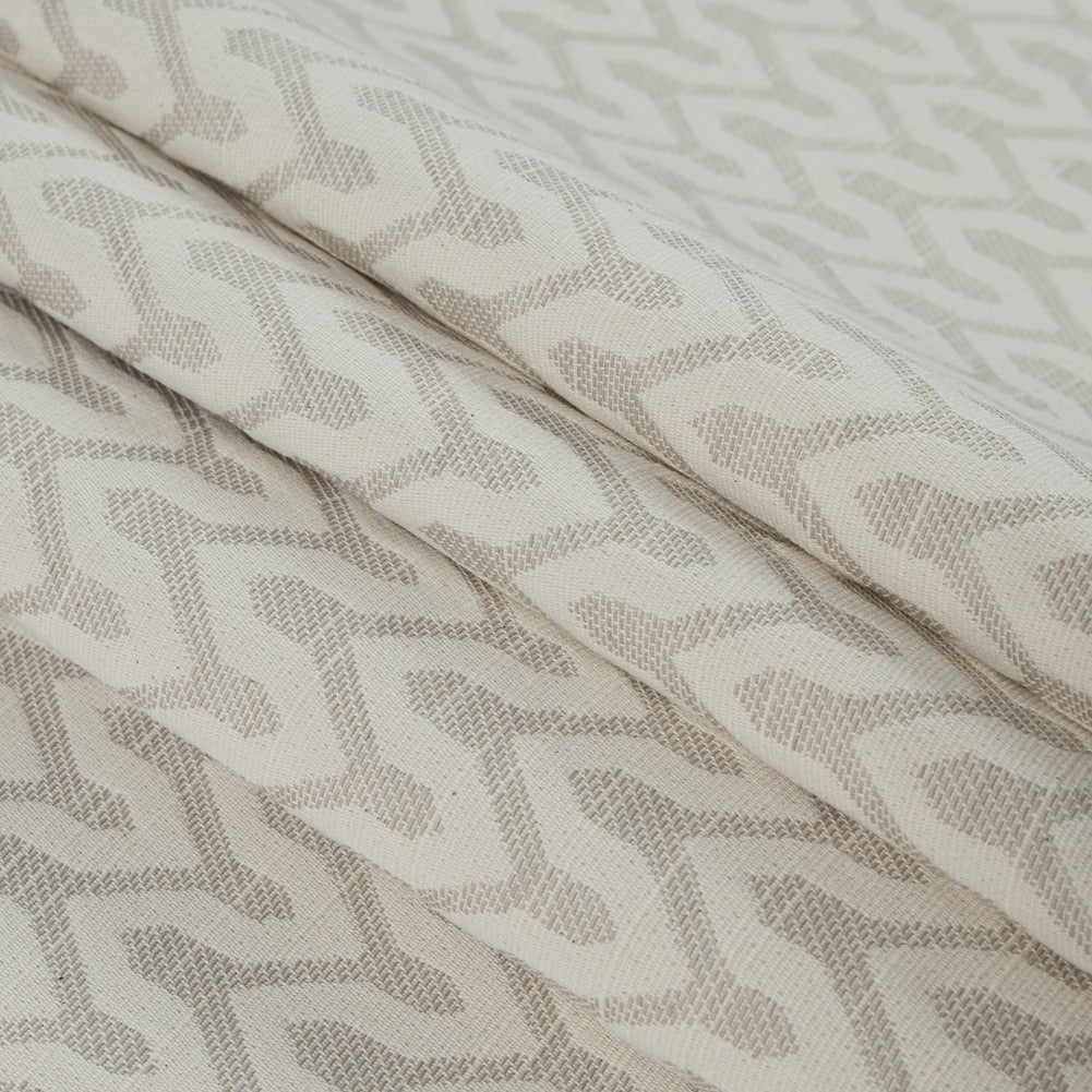 Linen Chevron Slubbed Cotton Woven