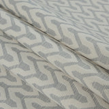 Shale Chevron Slubbed Cotton Woven