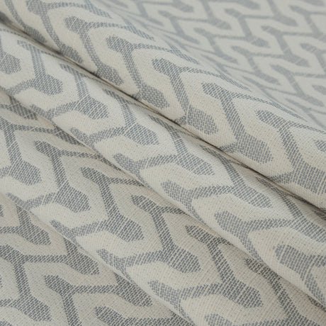 Shale Chevron Slubbed Cotton Woven