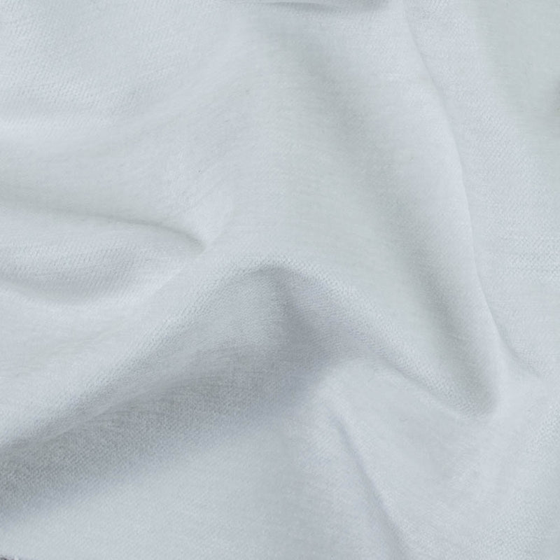 White Solid Chenille