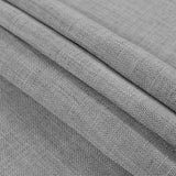 Silver Polyester-Linen Blend