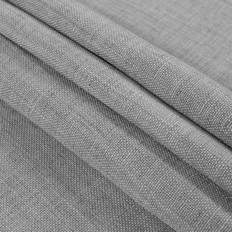 Silver Polyester-Linen Blend