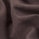 Chocolate Polyester-Linen Blend