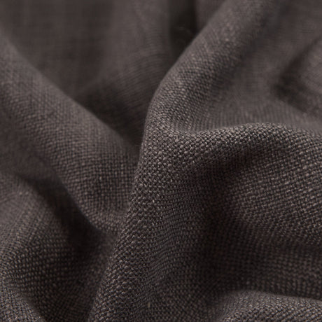 Cocoa Polyester-Linen Blend