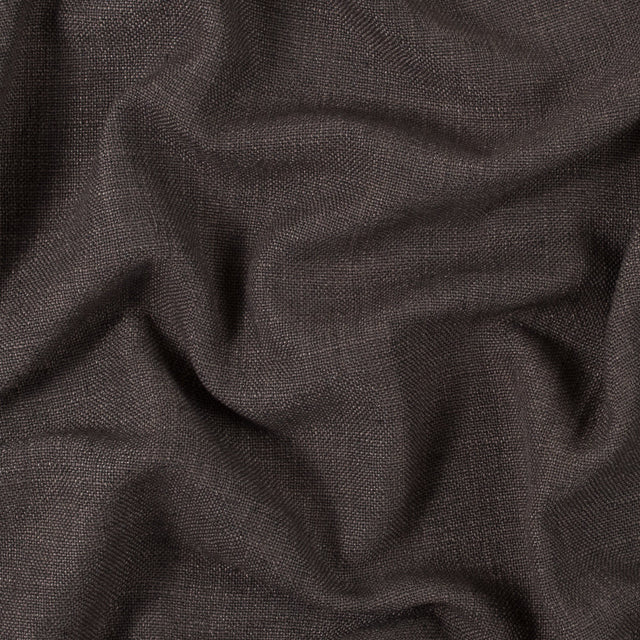 Cocoa Polyester-Linen Blend