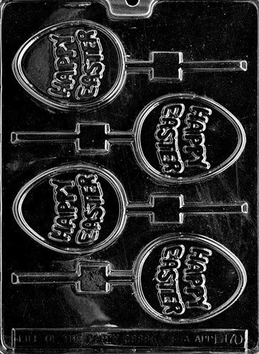 Happy Easter Egg Lolly Chocolate Mold - LPE170