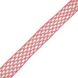 Rose Criss Cross Chenille Trim - 2"