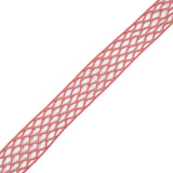 Rose Criss Cross Chenille Trim - 2"