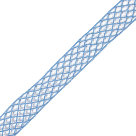 Azul Criss Cross Chenille Trim - 2"