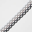 Black Ombre Crochet Trim - 1.5"