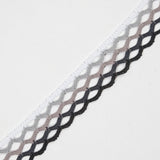 Black Ombre Crochet Trim - 1.5"