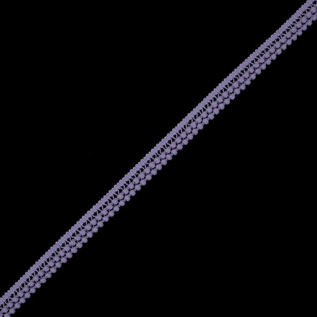 Lilac Two Row Mini Pom Pom Trim