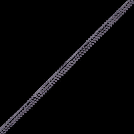 Light Silver Two Row Mini Pom Pom Trim