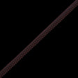 Dark Brown Two Row Mini Pom Pom Trim