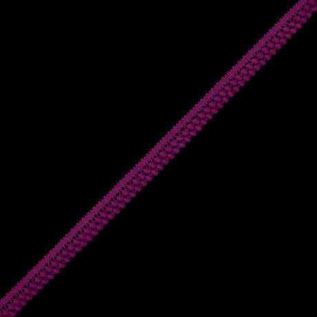 Magenta Two Row Mini Pom Pom Trim