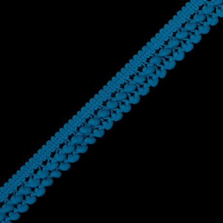 European Ocean Two Row Mini Pom Pom Trim