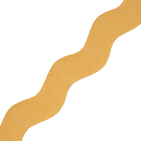 Yellow Woven Jumbo Ric Rac - 2"