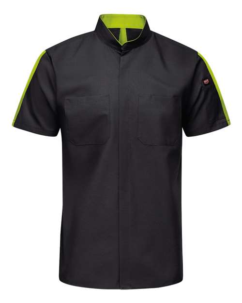 Red Kap Men's Tall Mimix Pro+ Short Sleeve Work Shirt With OilBlok