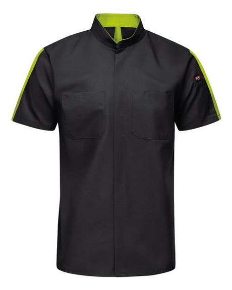 Red Kap Men's Tall Mimix Pro+ Short Sleeve Work Shirt With OilBlok