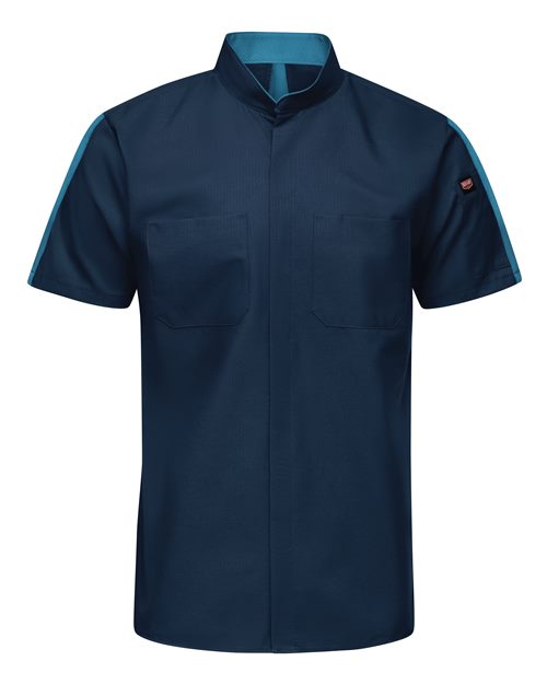 Red Kap Men's Tall Mimix Pro+ Short Sleeve Work Shirt With OilBlok