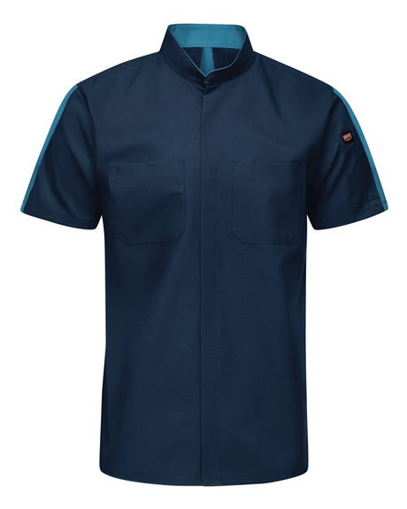 Red Kap Men's Tall Mimix Pro+ Short Sleeve Work Shirt With OilBlok
