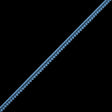 European Sky Blue Single Row Mini Pom Pom Trim