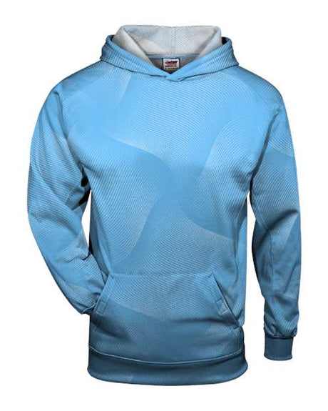 Badger Youth Warp Hooded Long Sleeve T-Shirt