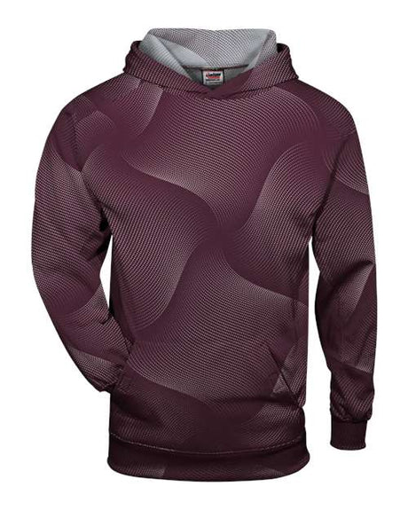 Badger Youth Warp Hooded Long Sleeve T-Shirt