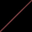 European Peach Single Row Mini Pom Pom Trim