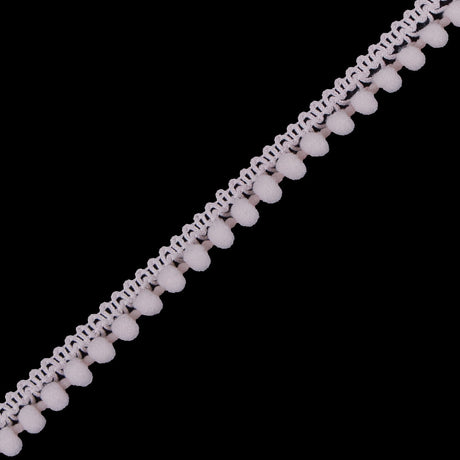 European Blush Single Row Mini Pom Pom Trim