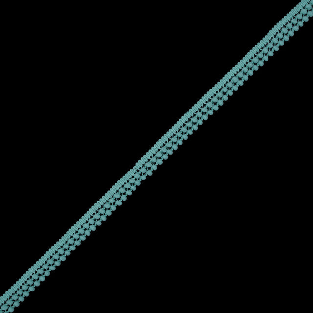 Seafoam Two Row Mini Pom Pom Trim