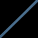 European Blue 2 Row Mini Pom Pom Trim