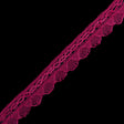 Fuchsia Crochet Chenille Trim - 1.5"