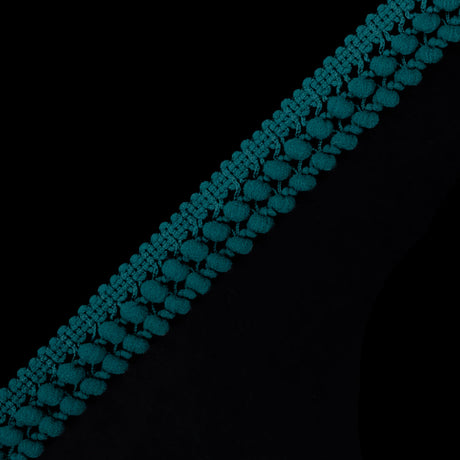 Forest Two Row Mini Pom Pom Trim