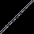 Silver Two Row Mini Pom Pom Trim