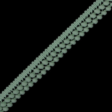 Light Mint Two Row Mini Pom Pom Trim