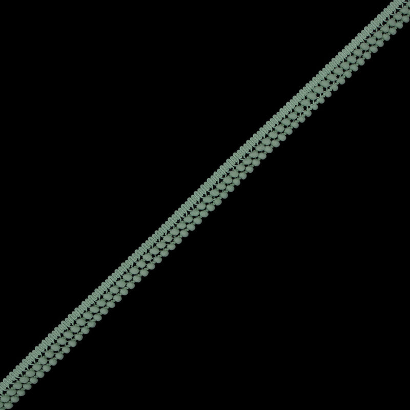 Light Mint Two Row Mini Pom Pom Trim