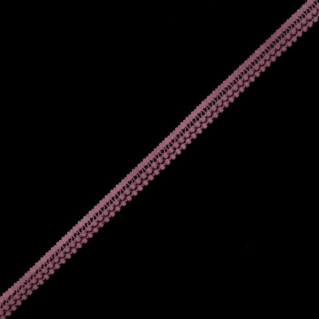 Dusty Rose Two Row Mini Pom Pom Trim
